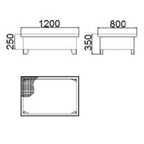 Food Service – Metal spill tub for 2 barrels 200L - Carlat