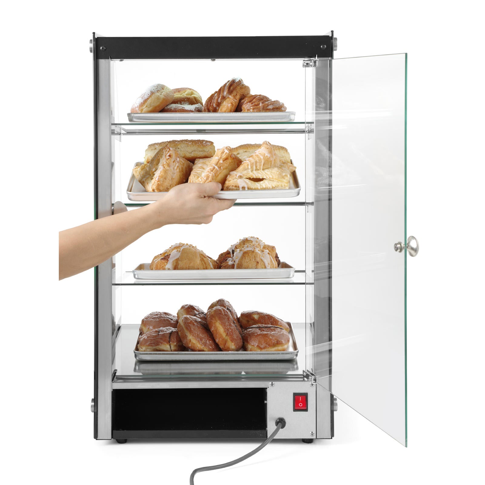 Food Service – Neutral self-service display cabinet for presenting and - Carlat
