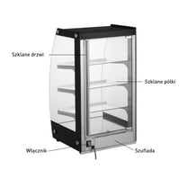 Food Service – Neutral self-service display cabinet for presenting and - Carlat