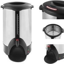 Food Service – Percolator coffee and tea maker, steel, double - Carlat