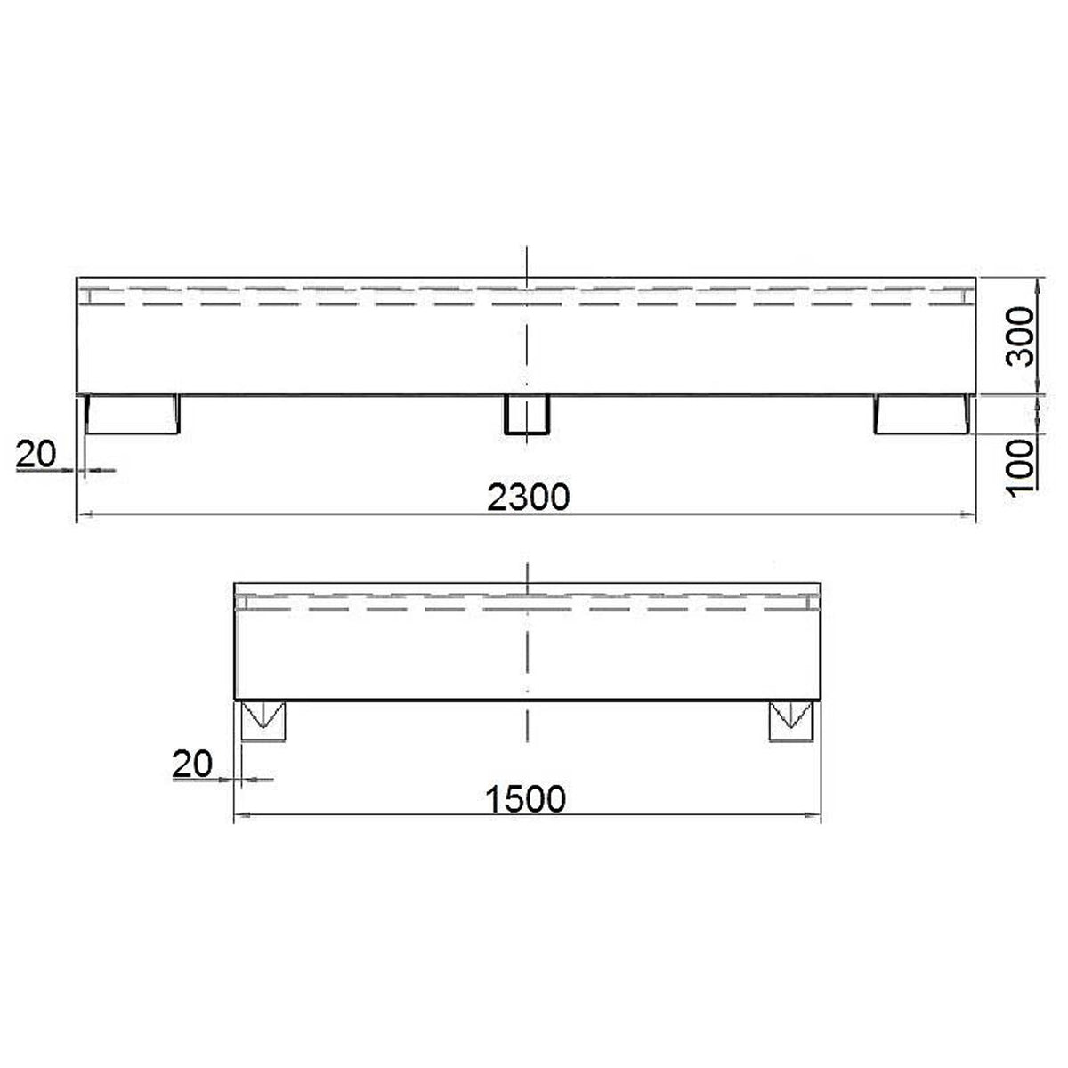Food Service – Spill tub for the IBC tank - Carlat