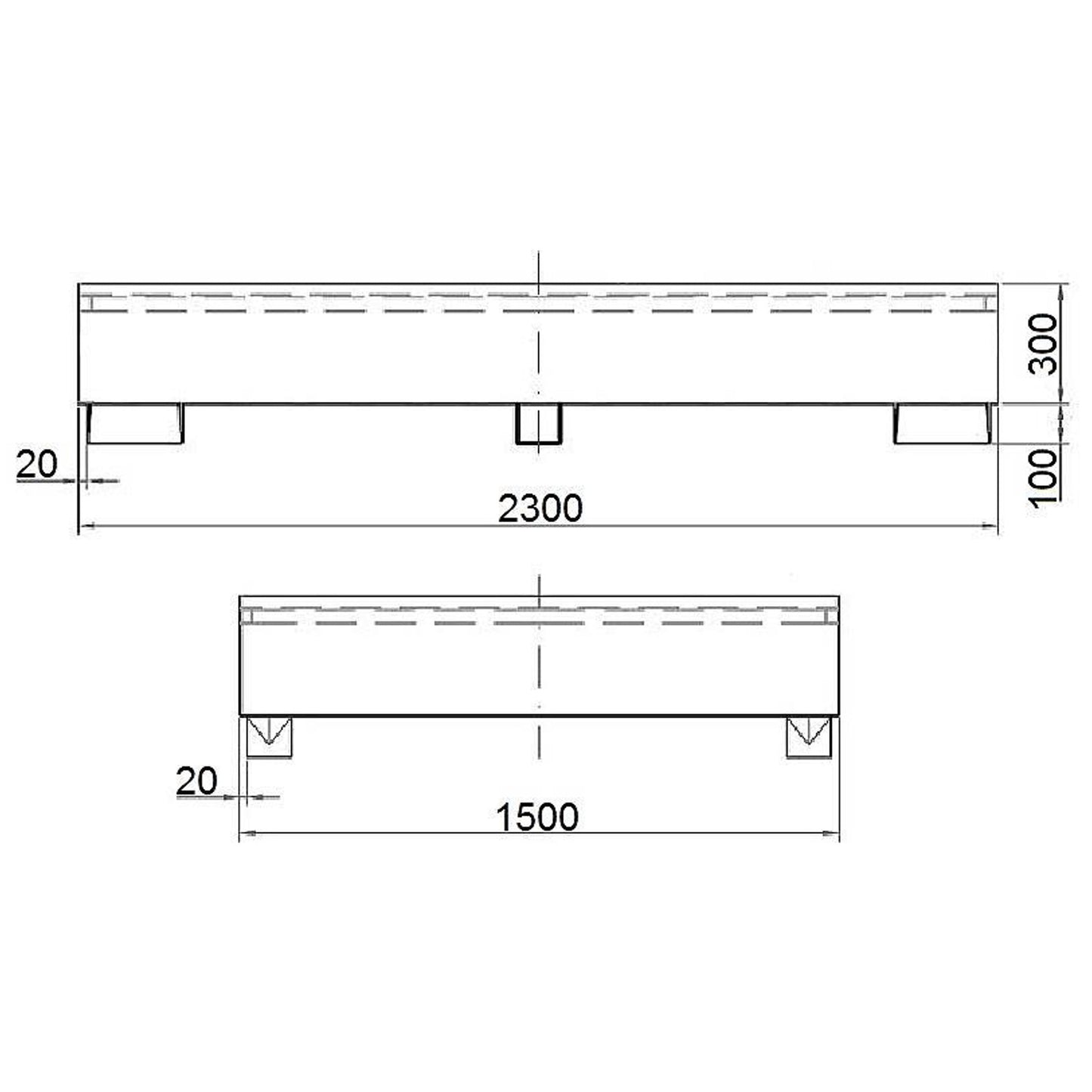 Food Service – Spill tub for the IBC tank of - Carlat