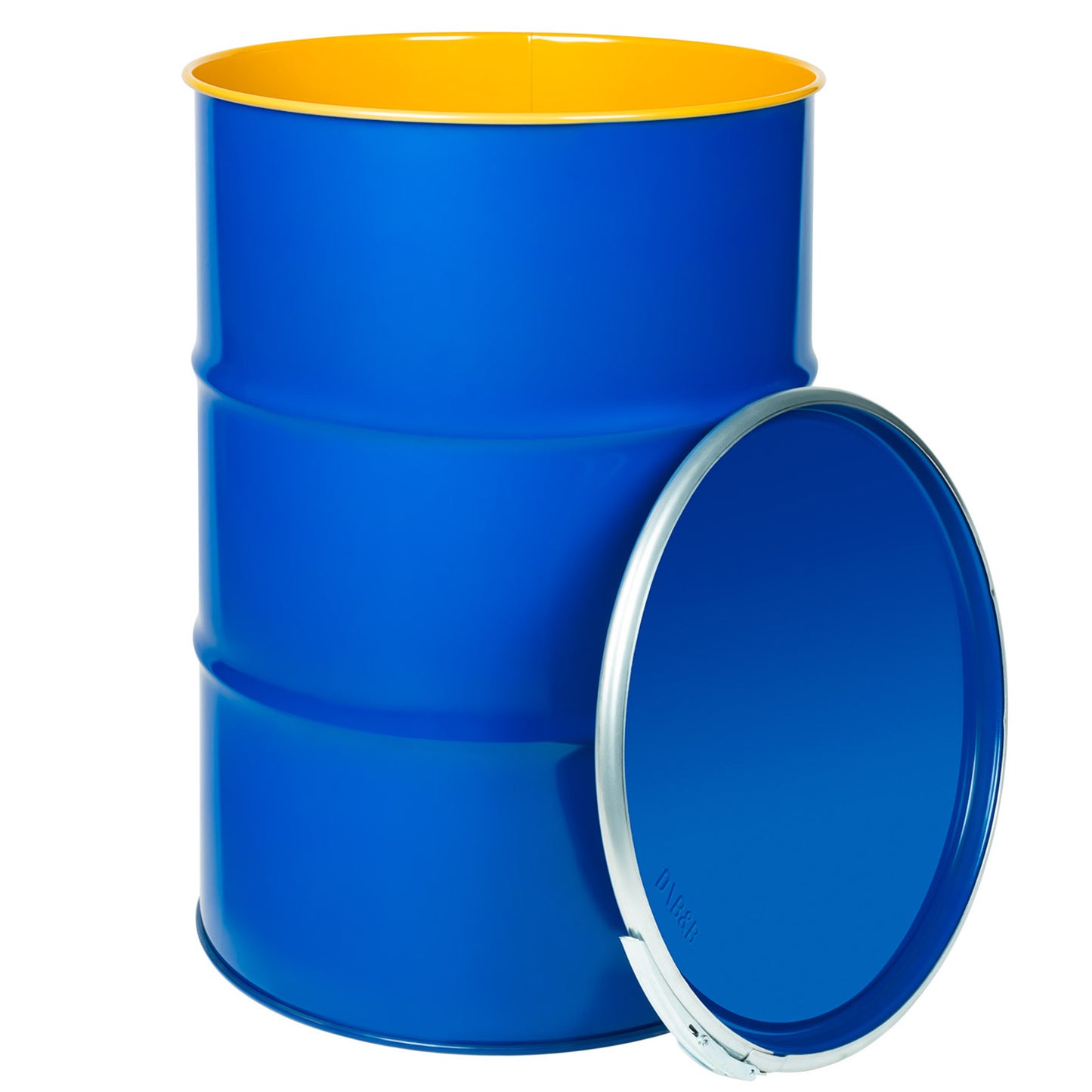 Food Service – Steel metal barrel OH 212L with grooves, - Carlat