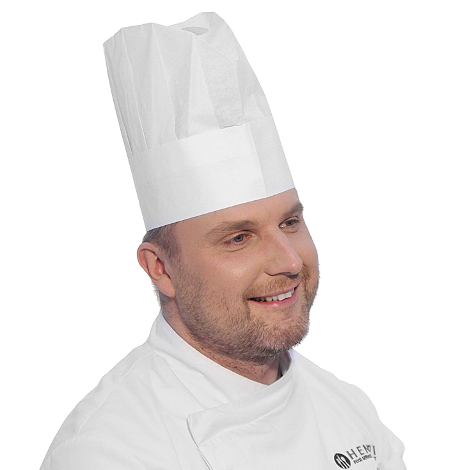 Food Service Uniforms – Perforated chef's hat, set of 10 - Carlat