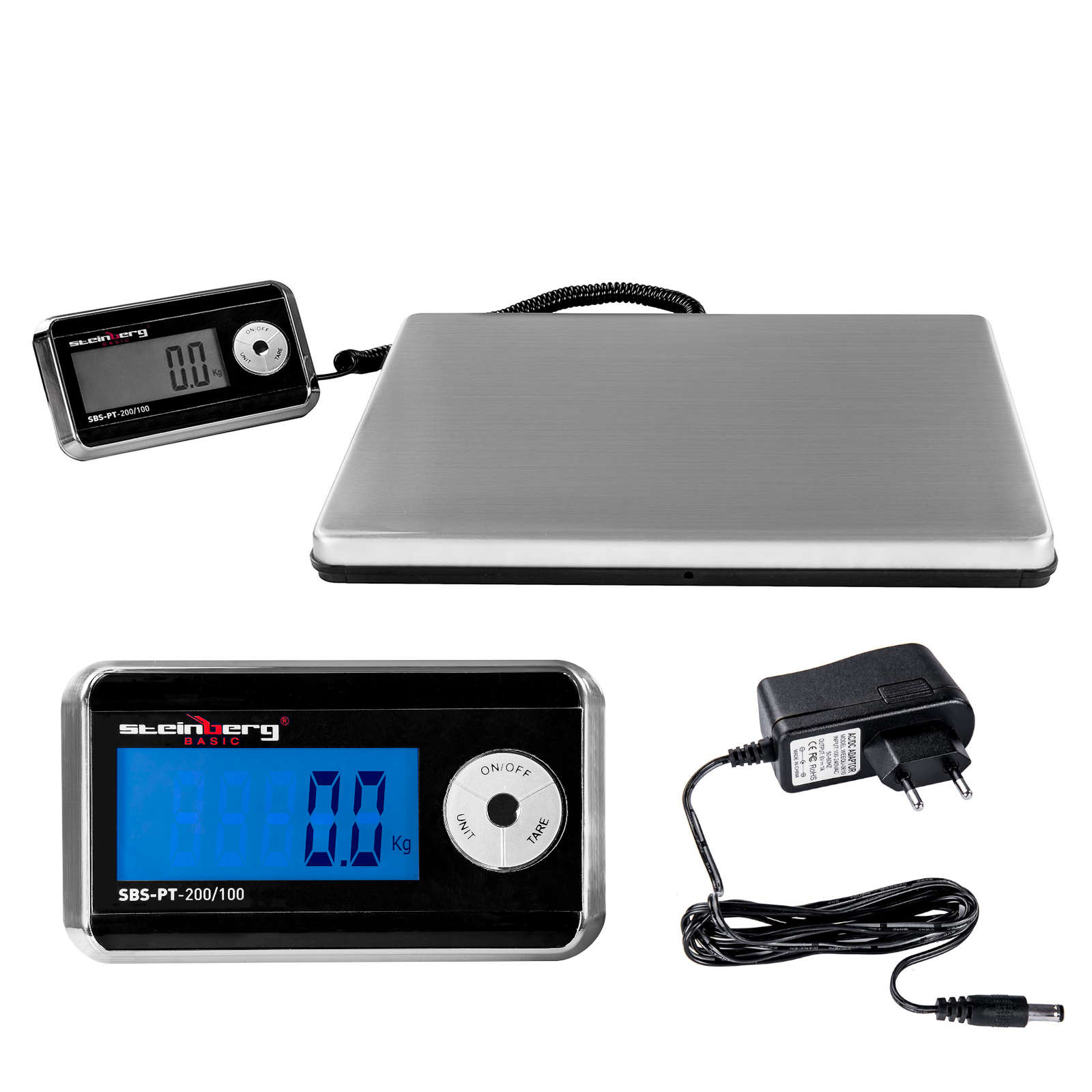 Food Service – Waga platformowa pocztowa do paczek SBS-PT-200/100 do - Carlat