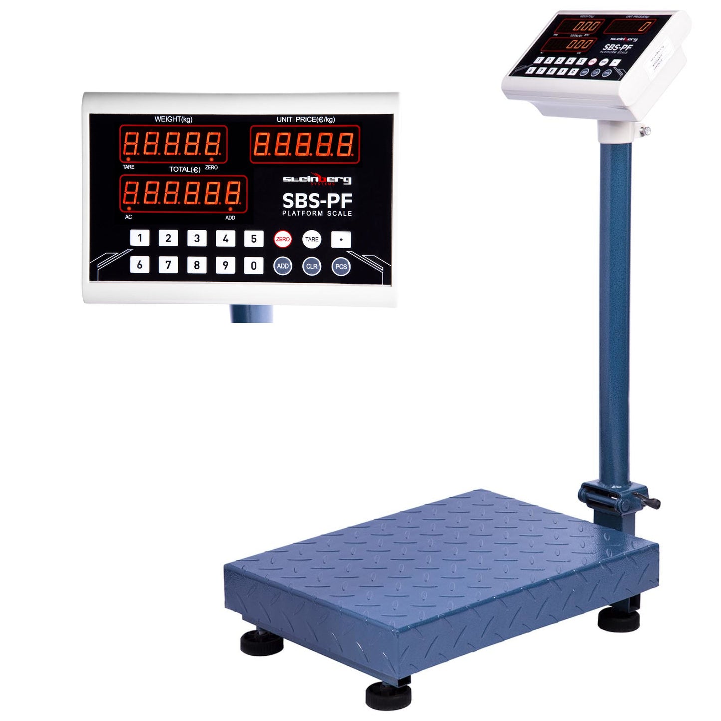 Food Service – Waga platformowa składana SBS-PF-100A8 LED do 100kg - Carlat