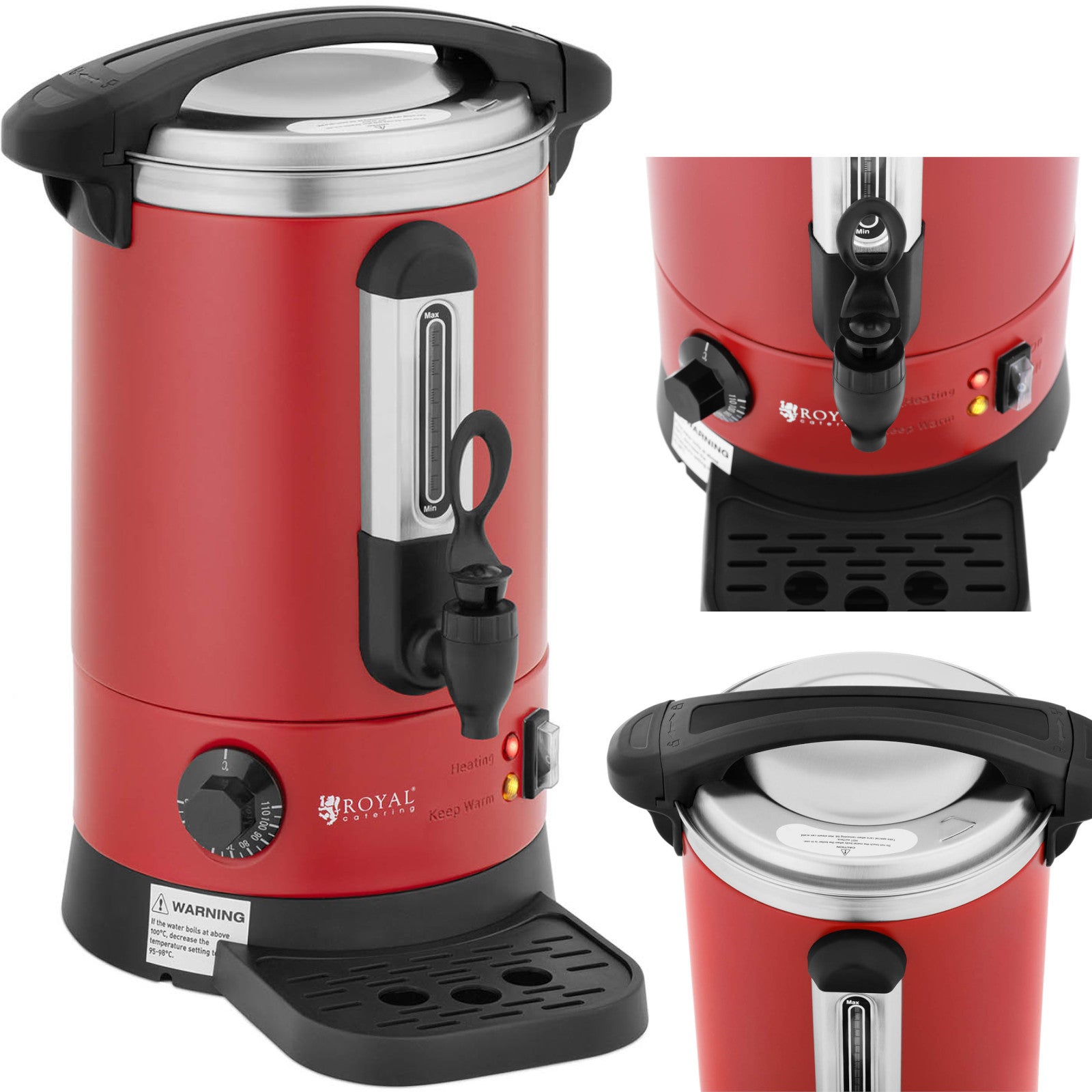 Food Service – Water heater with double walls and drainer - Carlat