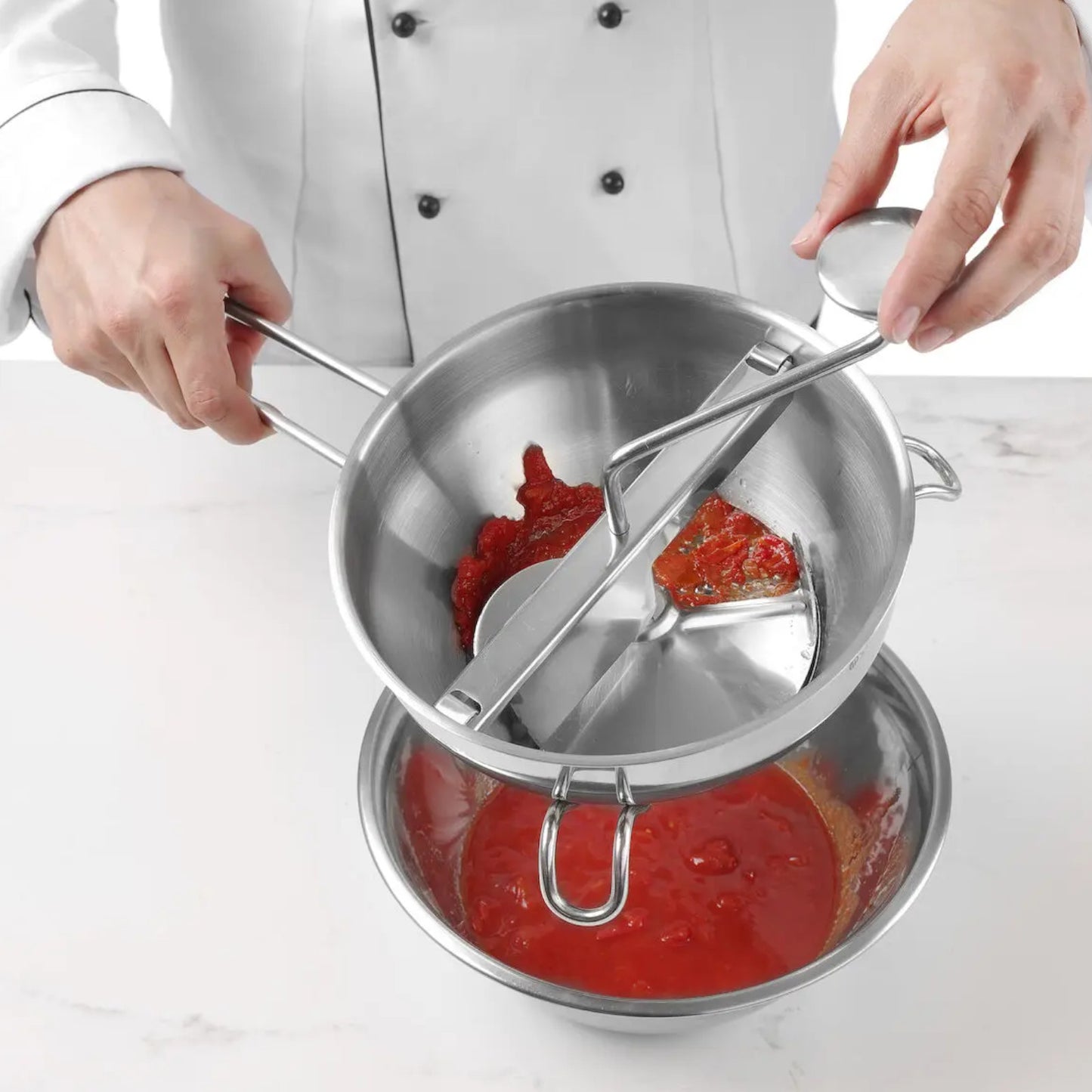 Food Sticks & Skewers – Stainless steel sieve for pureeing - Carlat