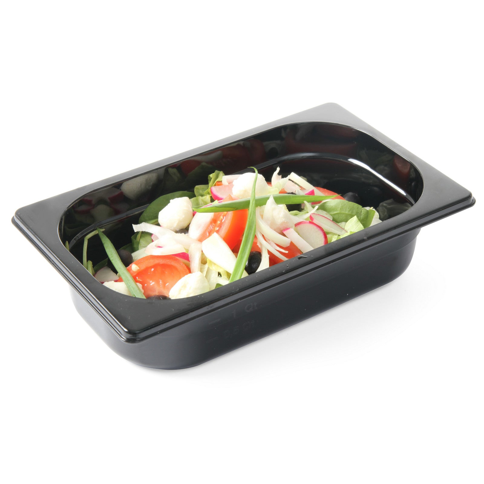Food Storage Containers – Black polycarbonate container GN 1/2 height - Carlat