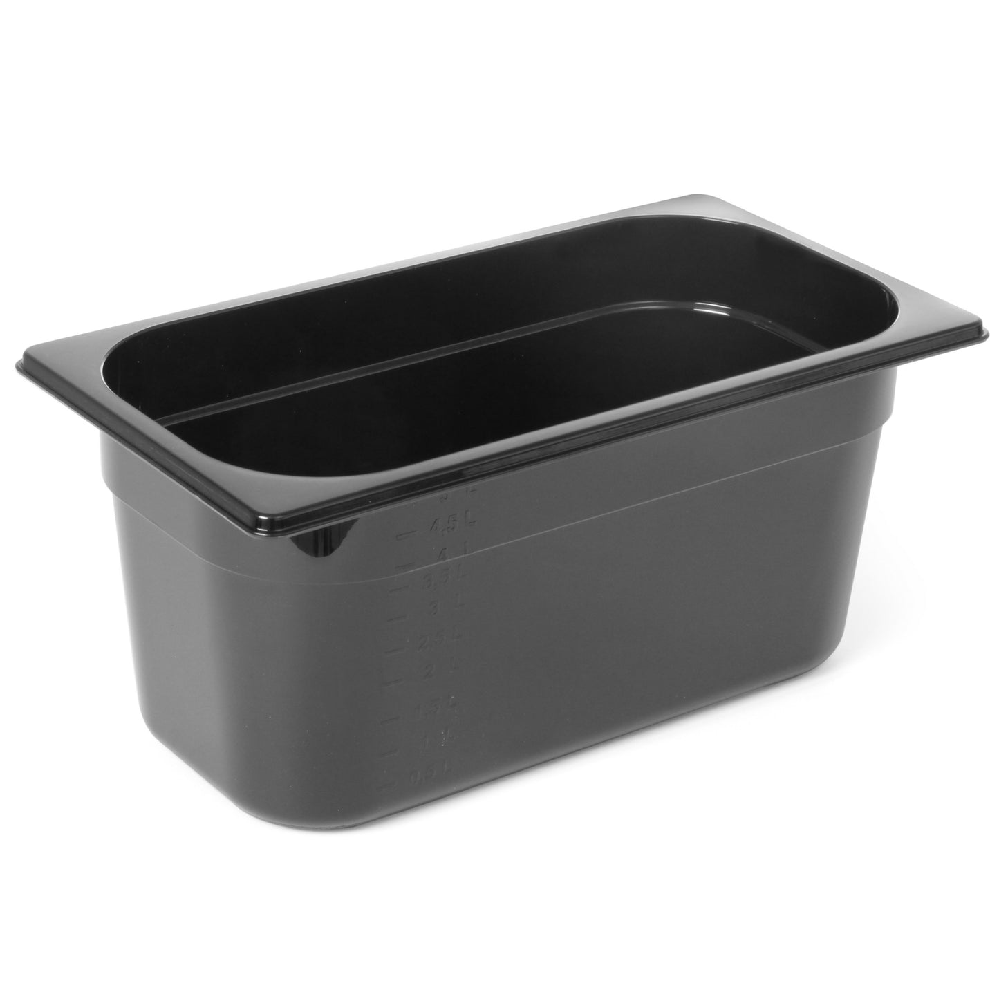 Food Storage Containers – Black polycarbonate container GN 1/3 height - Carlat