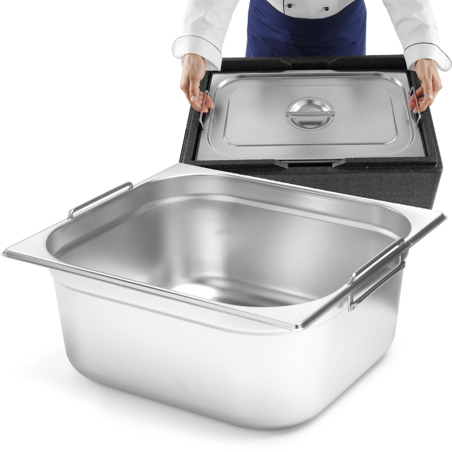 Food Storage Containers – Catering container GN 1/2 with retractable - Carlat