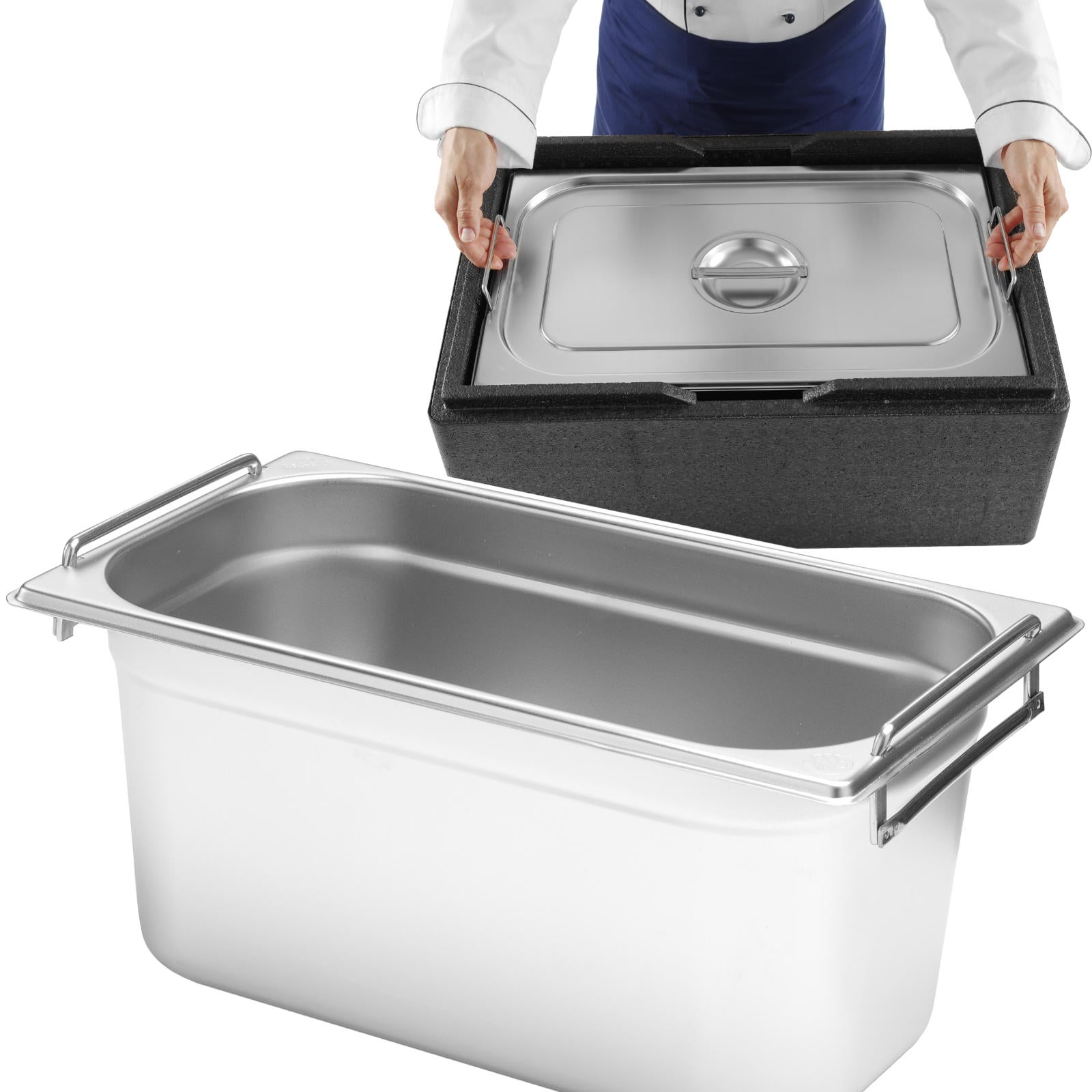Food Storage Containers – Catering container GN 1/3 with retractable - Carlat