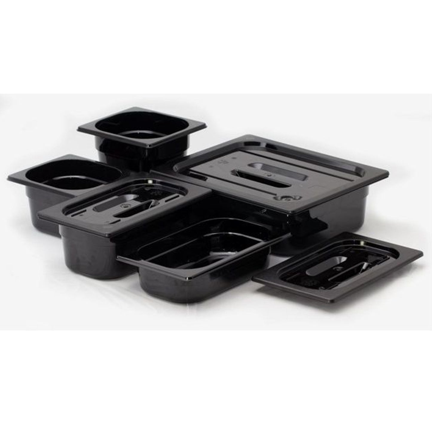 Food Storage Containers – Cover for GN in black polycarbonate - Carlat