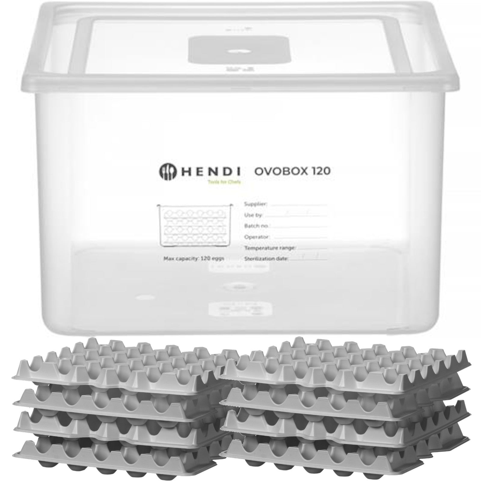 Food Storage Containers – Egg container 8 trays for 120 - Carlat