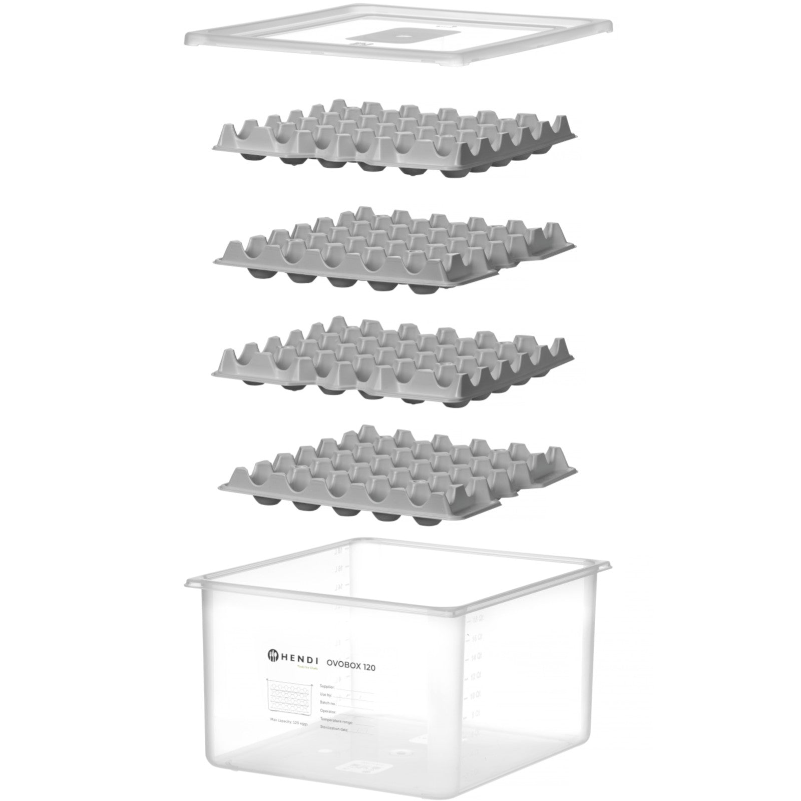 Food Storage Containers – Egg container 8 trays for 120 - Carlat