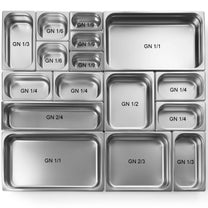 Food Storage Containers – GN container 2/1 stainless steel Profi - Carlat