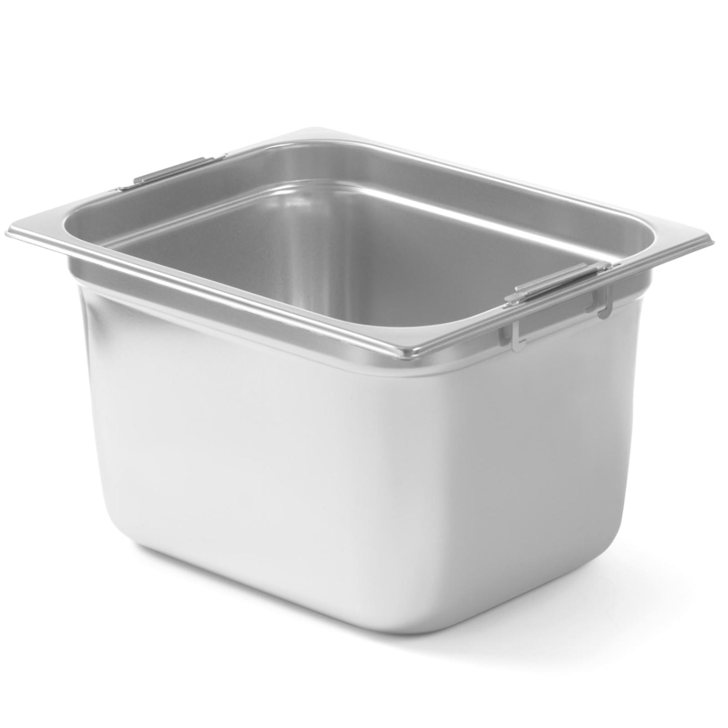 Food Storage Containers – GN container with retractable handles, stainless - Carlat