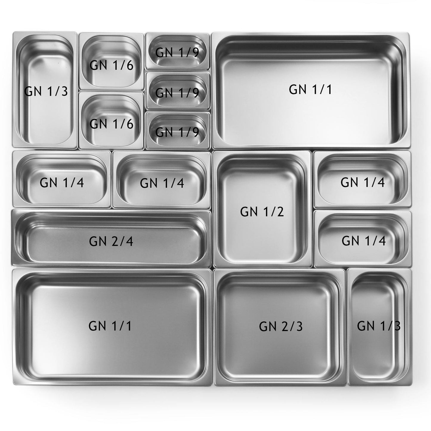 Food Storage Containers – GN container with retractable handles, stainless - Carlat