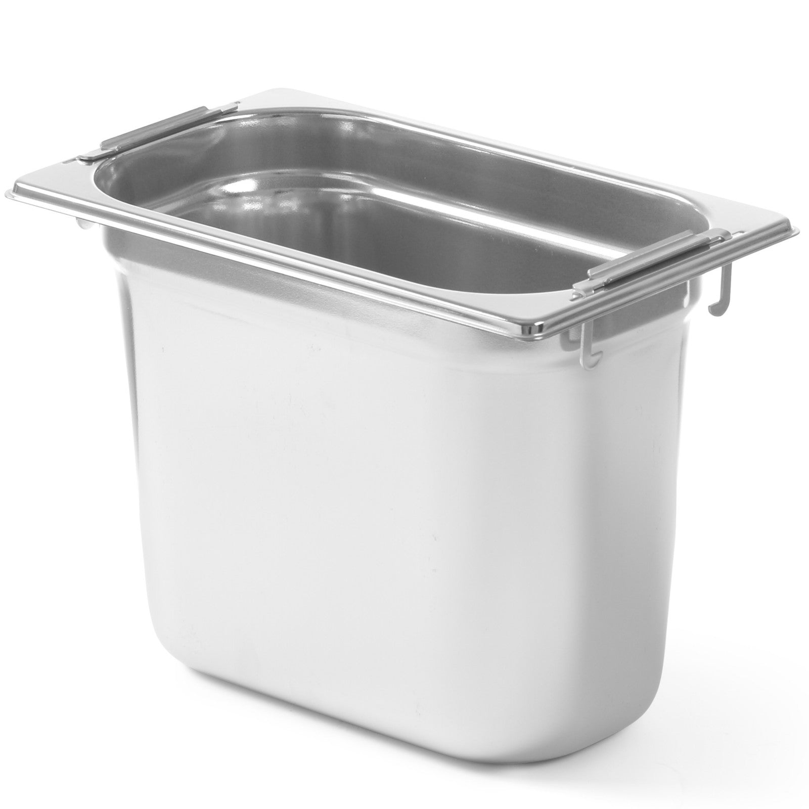 Food Storage Containers – GN container with retractable handles, stainless - Carlat