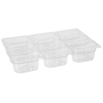 Food Storage Containers – GN transparent polycarbonate container GN 1/9 - Carlat