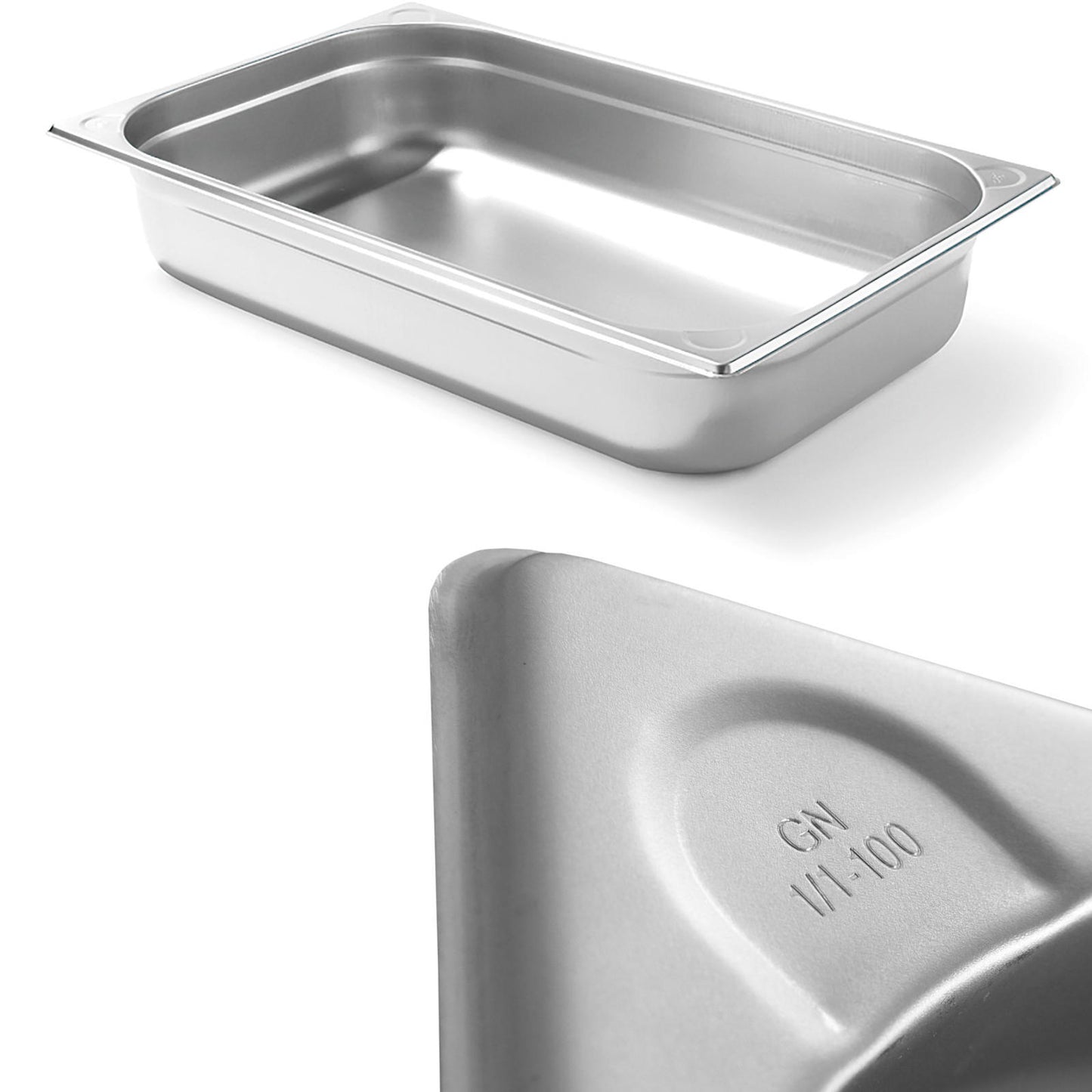 Food Storage Containers – Kitchen Line GN 1/1 steel container, - Carlat