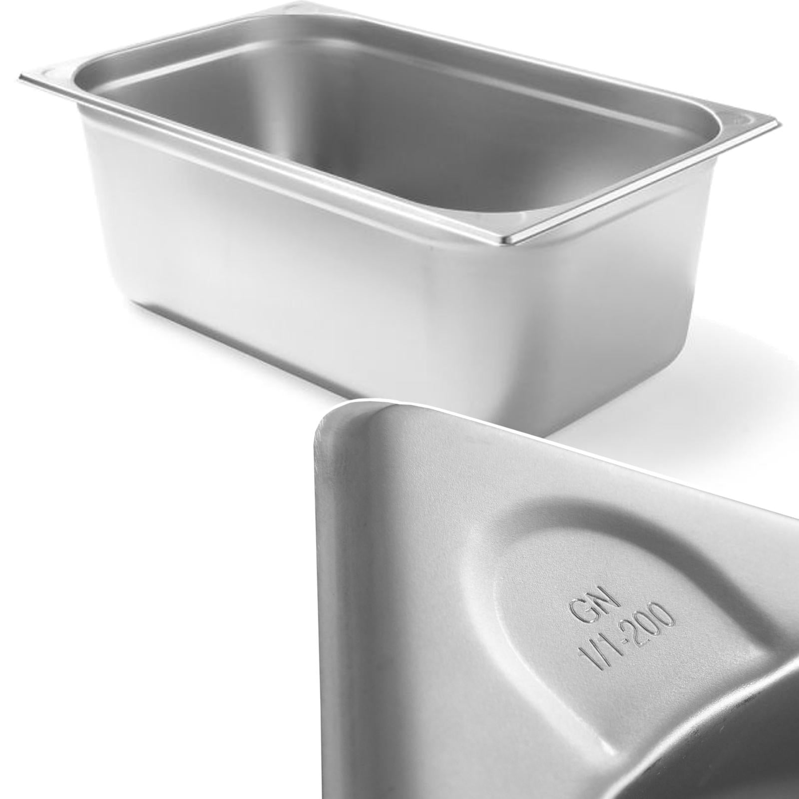 Food Storage Containers – Kitchen Line GN 1/1 steel container, - Carlat