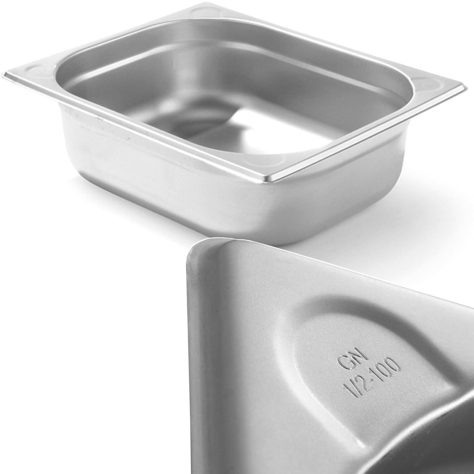Food Storage Containers – Kitchen Line GN 1/2 steel container, - Carlat