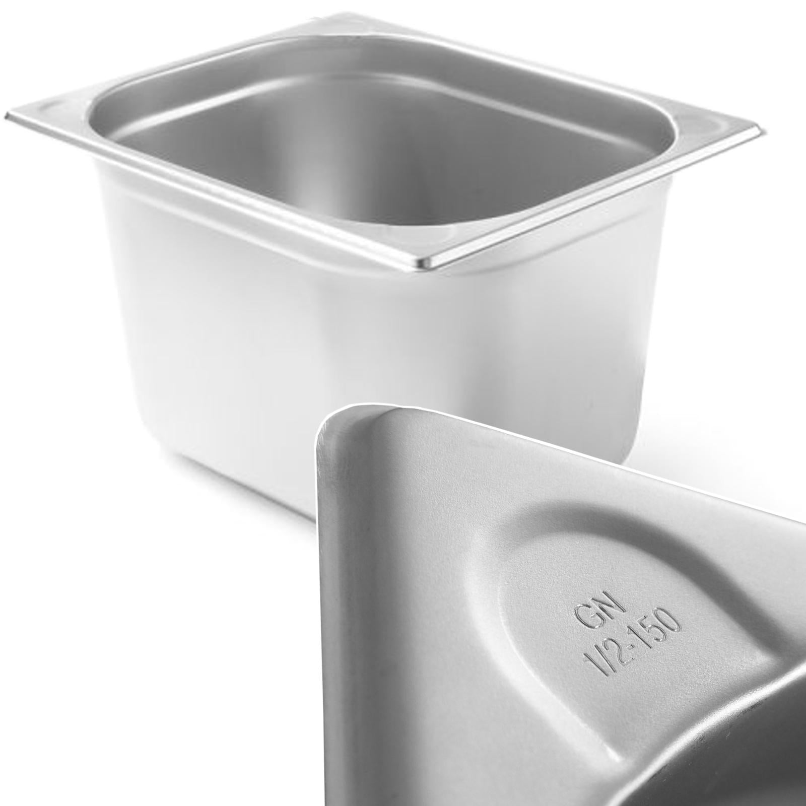 Food Storage Containers – Kitchen Line GN 1/2 steel container, - Carlat