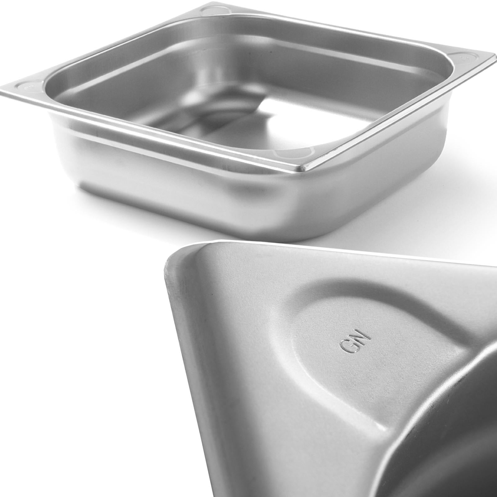 Food Storage Containers – Kitchen Line GN 2/3 steel container, - Carlat