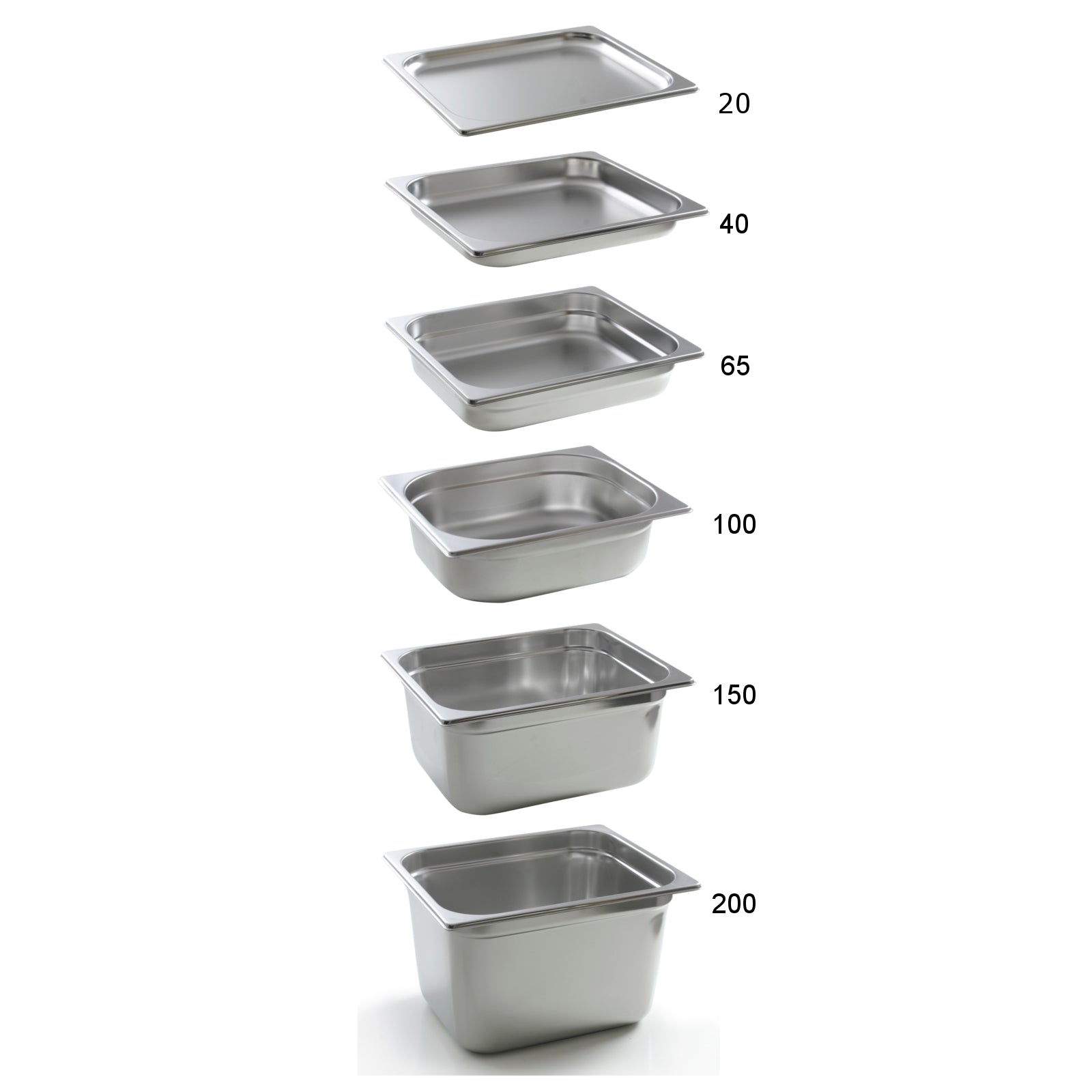 Food Storage Containers – Kitchen Line GN 2/3 steel container, - Carlat