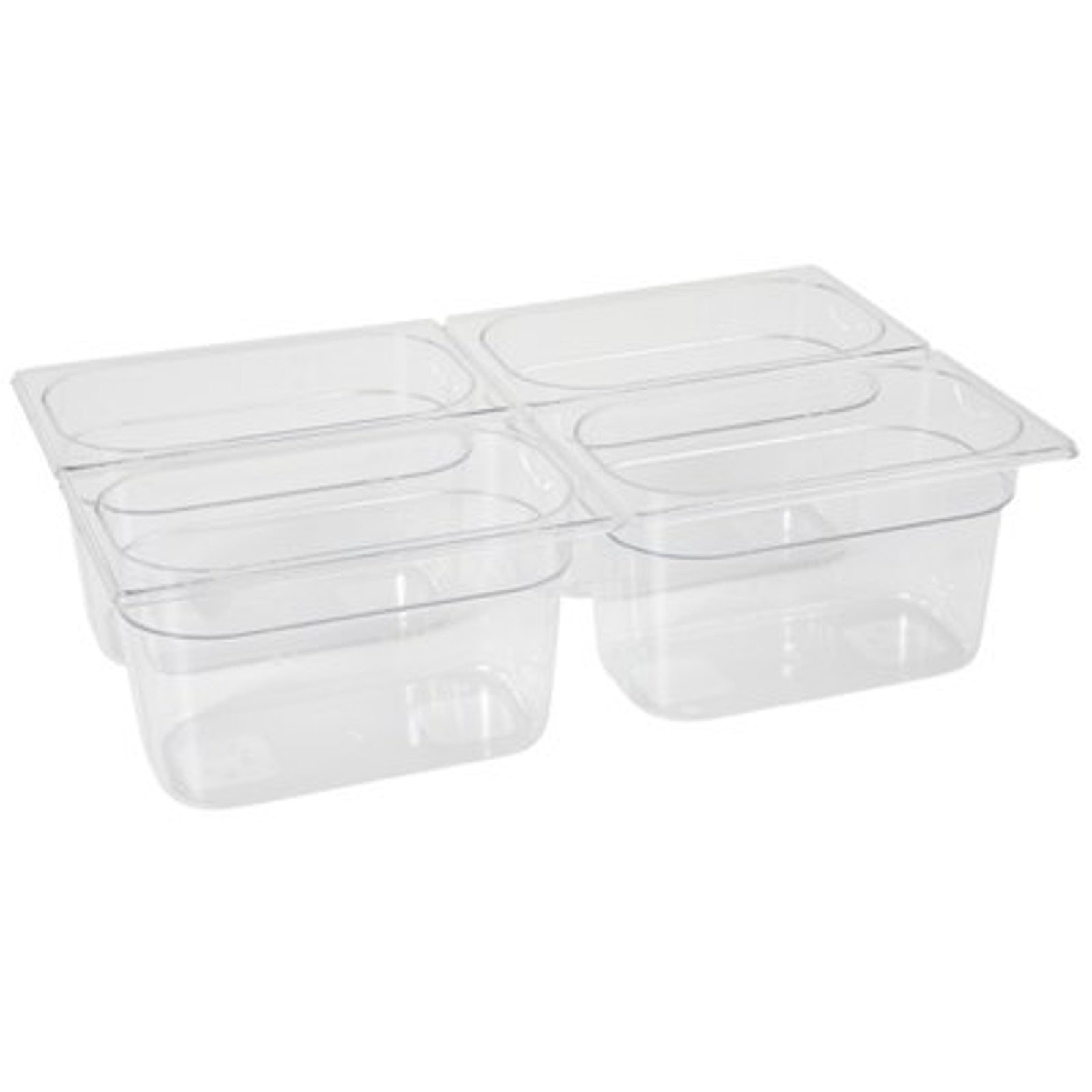 Food Storage Containers – Transparent GN polycarbonate container GN 1/4 - Carlat
