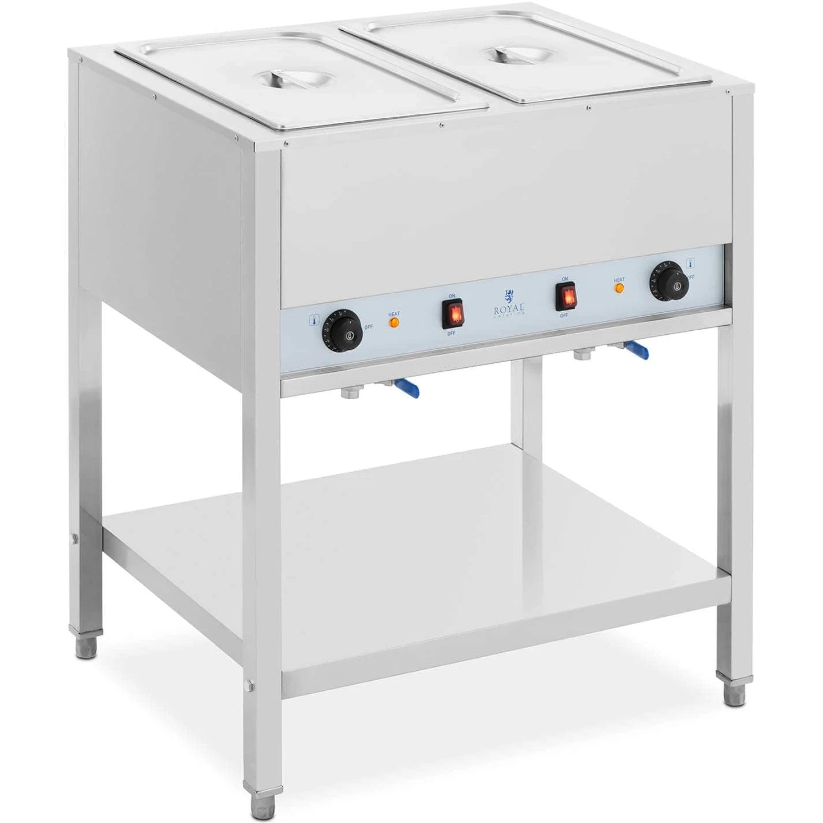 Food Warmers – Bain-marie catering heater with base, free-standing 2 - Carlat