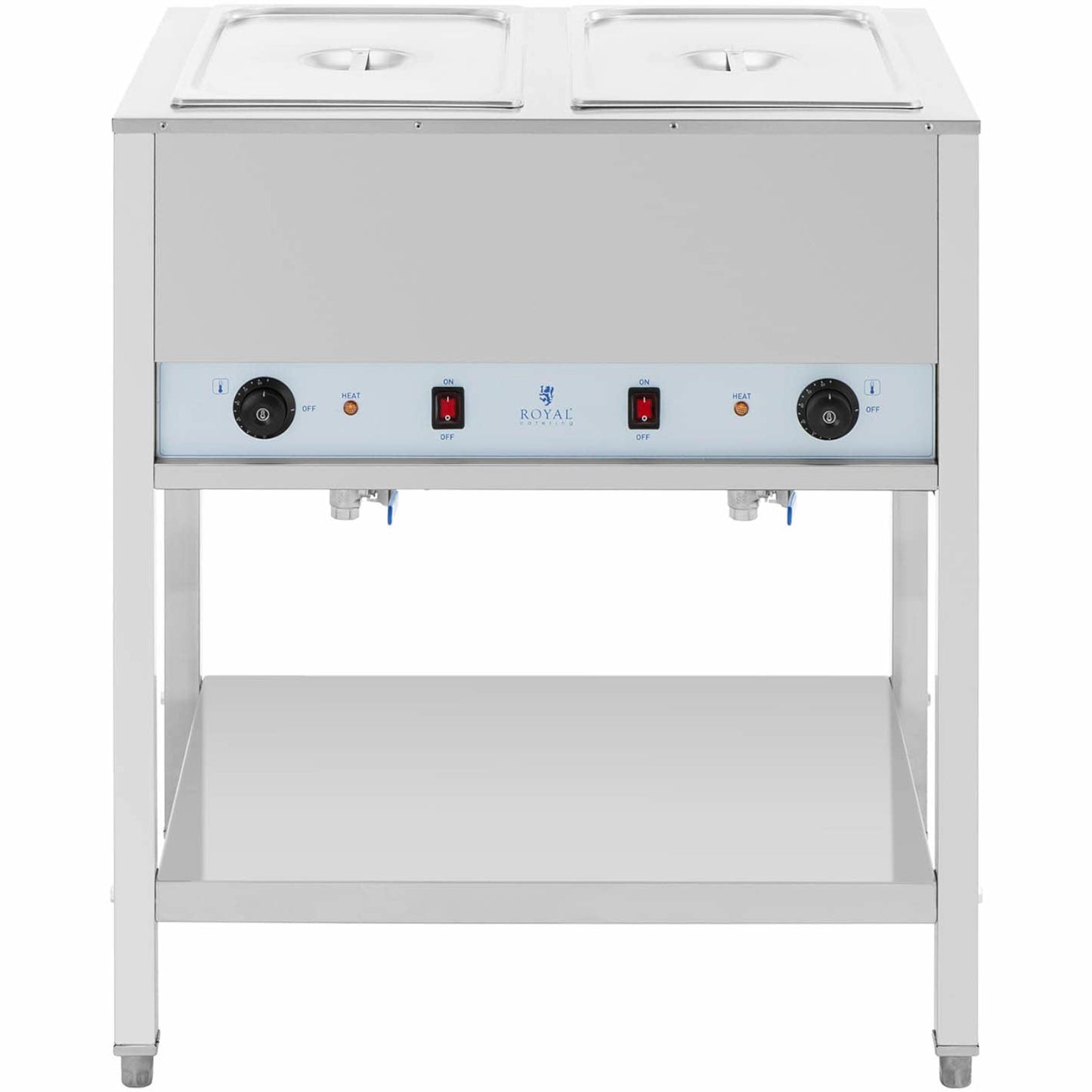 Food Warmers – Bain-marie catering heater with base, free-standing 2 - Carlat