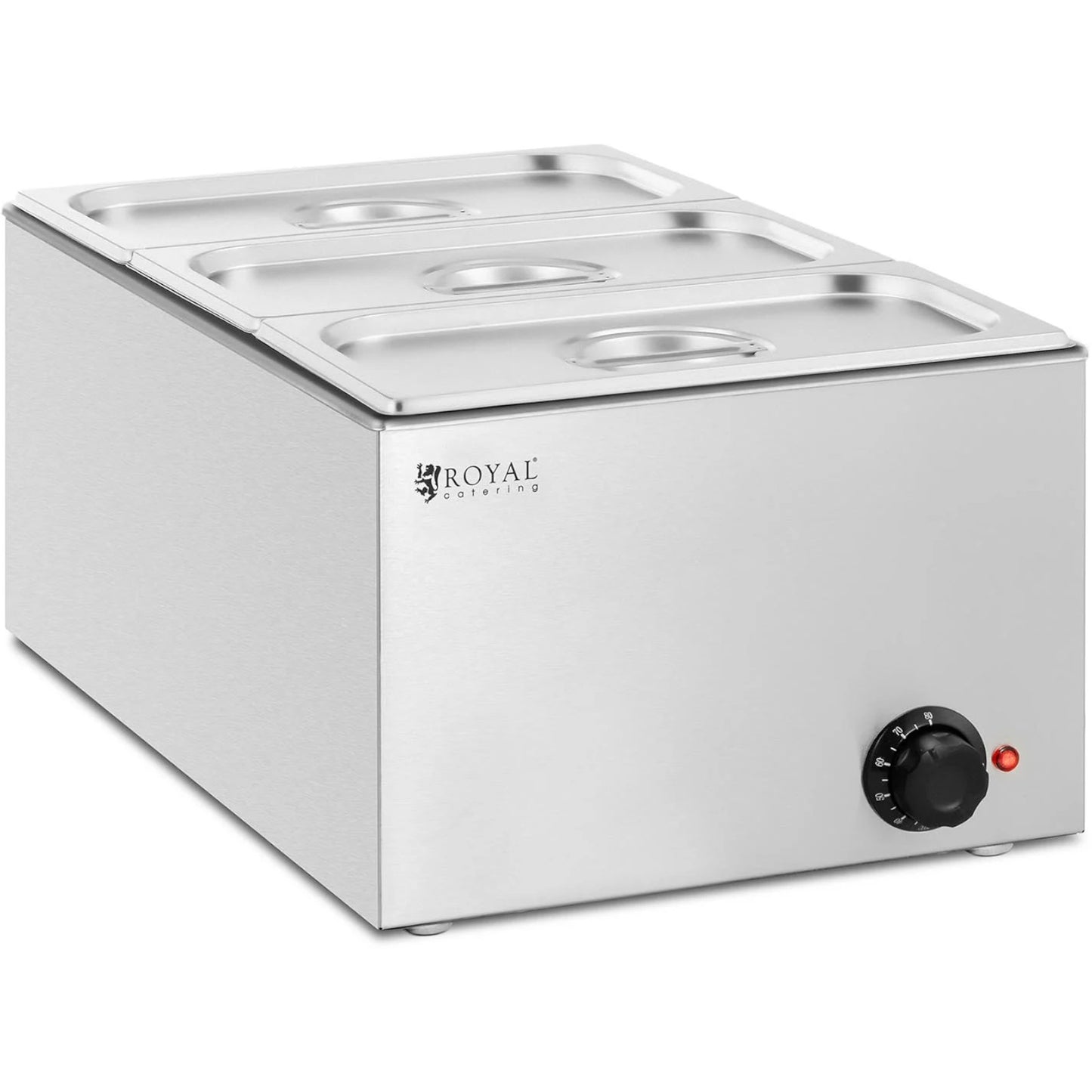 Food Warmers – Bain-marie electric heater 3 x GN 1/3 - Carlat