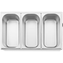Food Warmers – Bain-marie electric heater 3 x GN 1/3 - Carlat