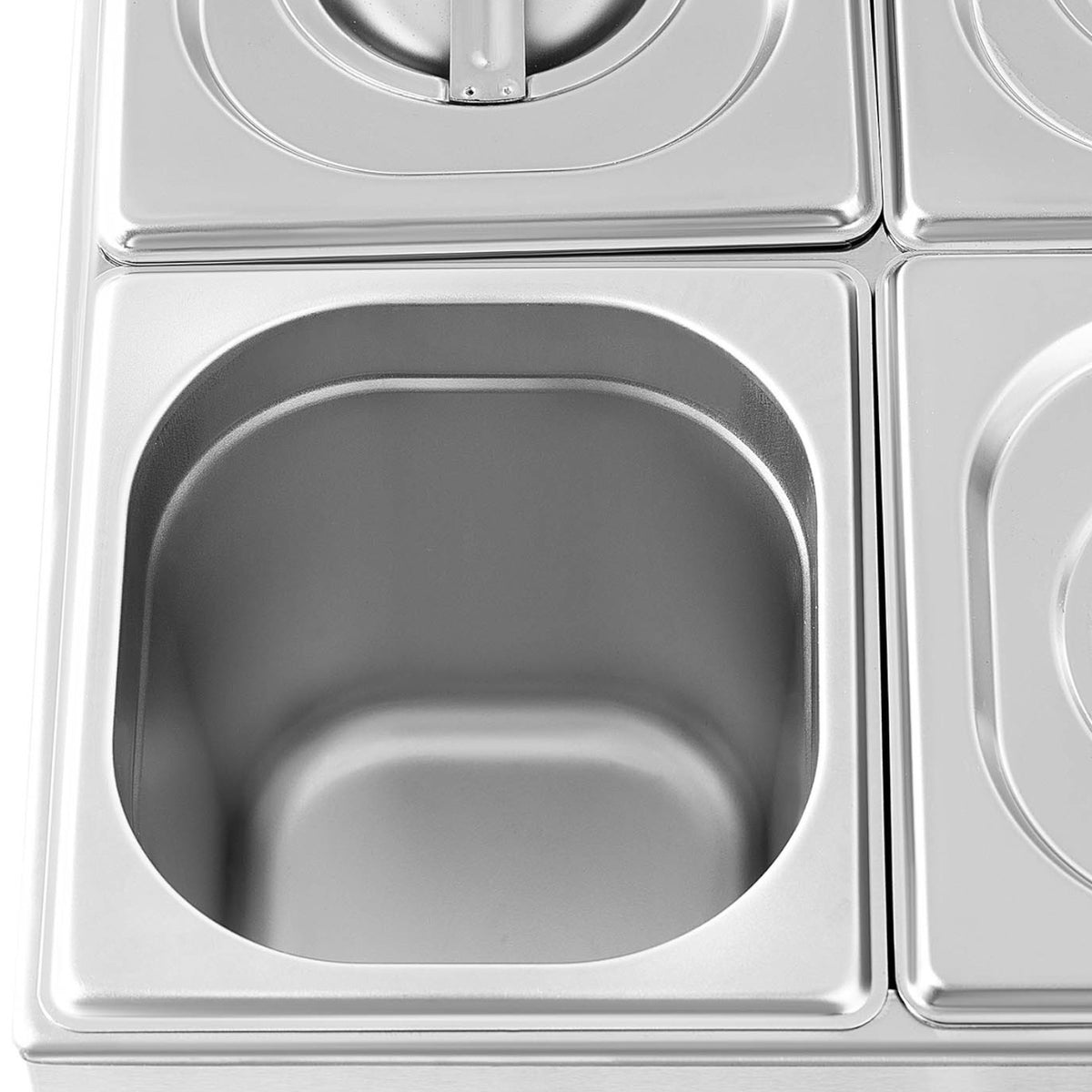 Food Warmers – Bain-marie electric heater 6 x GN 1/6 - Carlat