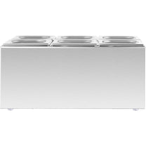 Food Warmers – Bain-marie electric heater 6 x GN 1/6 - Carlat