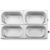 Food Warmers – Bain marie electric heater with tap 4 - Carlat