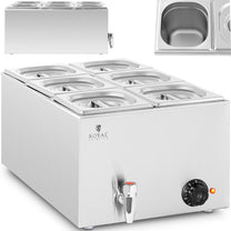 Food Warmers – Bain-marie food warmer heating buffet 6 x - Carlat