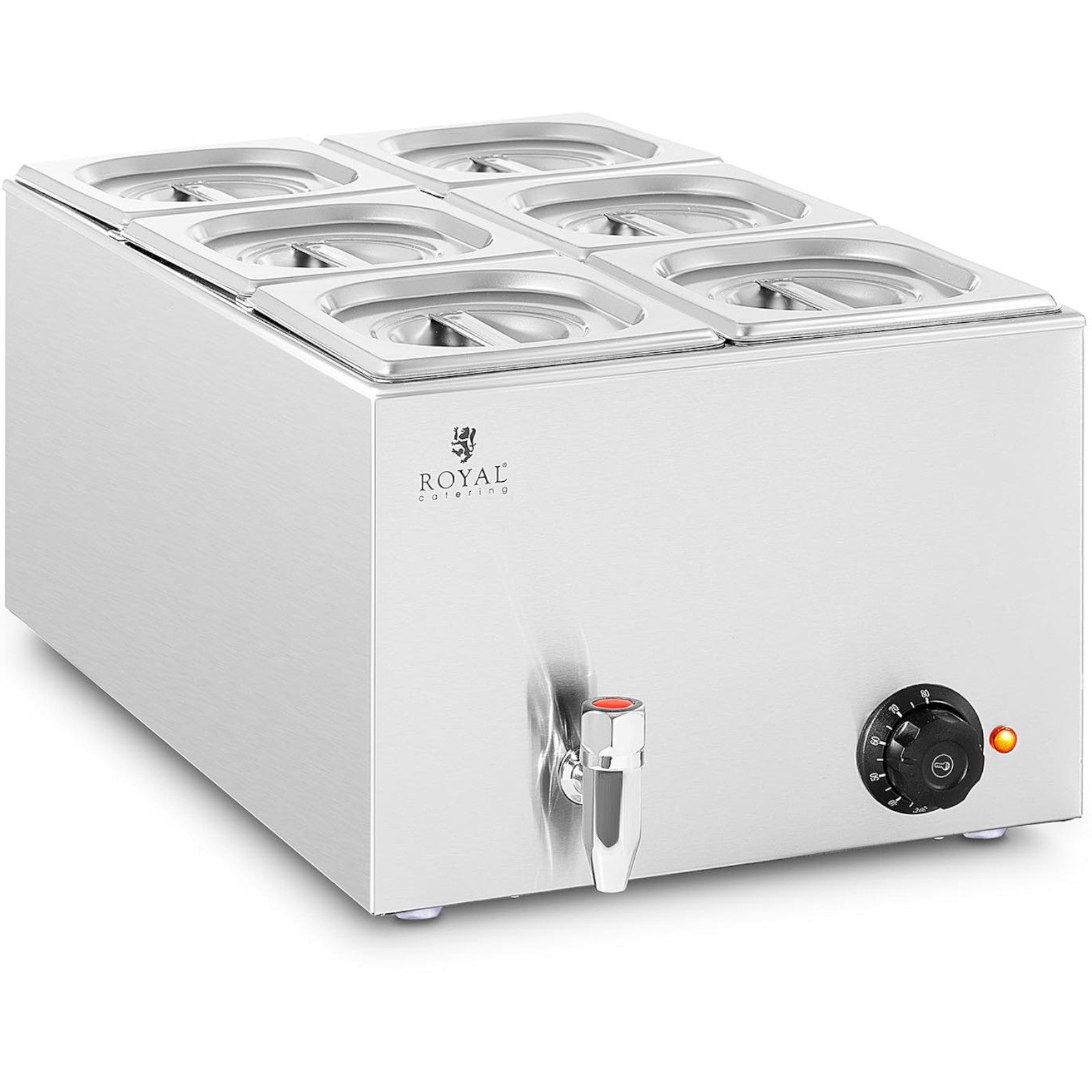 Food Warmers – Bain-marie food warmer heating buffet 6 x - Carlat