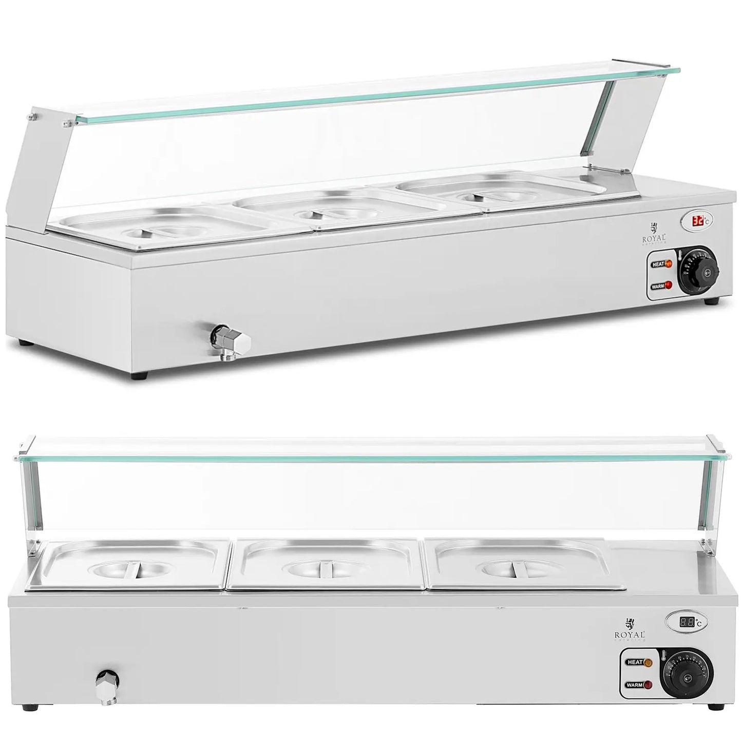 Food Warmers – Bain marie food warmer heating buffet with - Carlat