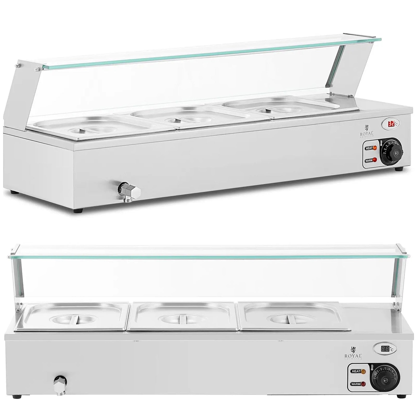 Food Warmers – Bain marie food warmer heating buffet with - Carlat