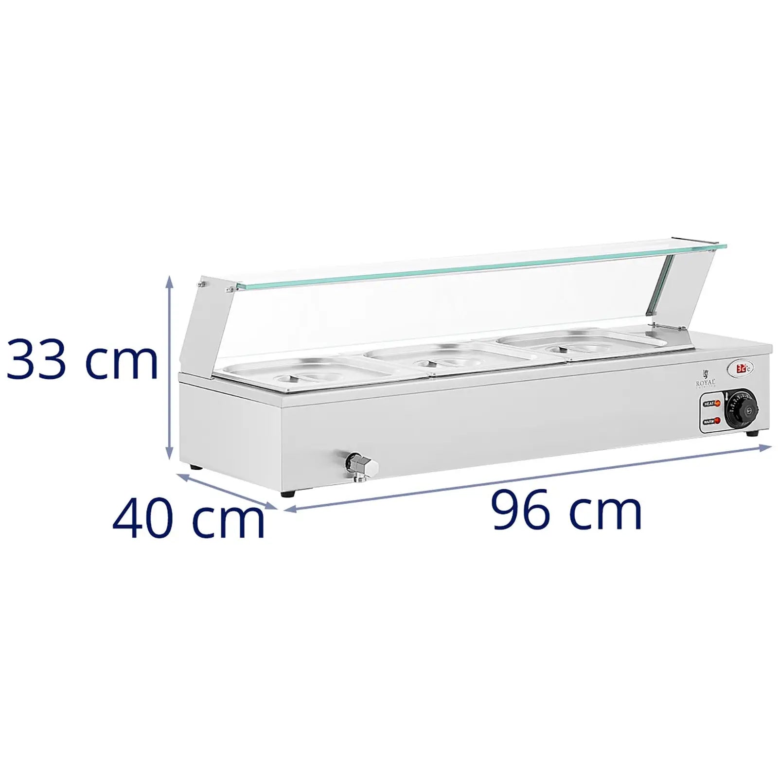 Food Warmers – Bain marie food warmer heating buffet with - Carlat