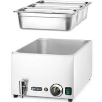 Food Warmers – Bain-marie food warmer with tap 3x GN - Carlat