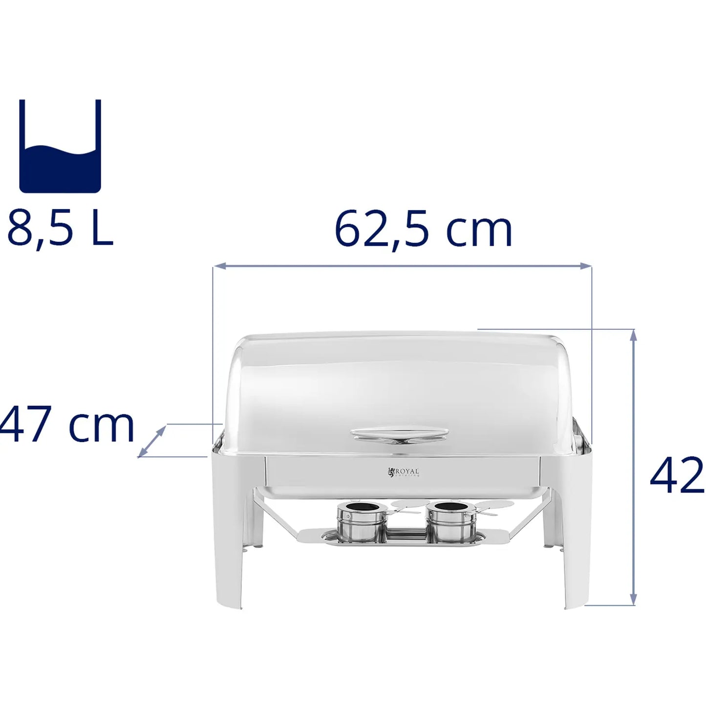 Food Warmers – Buffet bain-marie warmer for spread-based dishes GN - Carlat