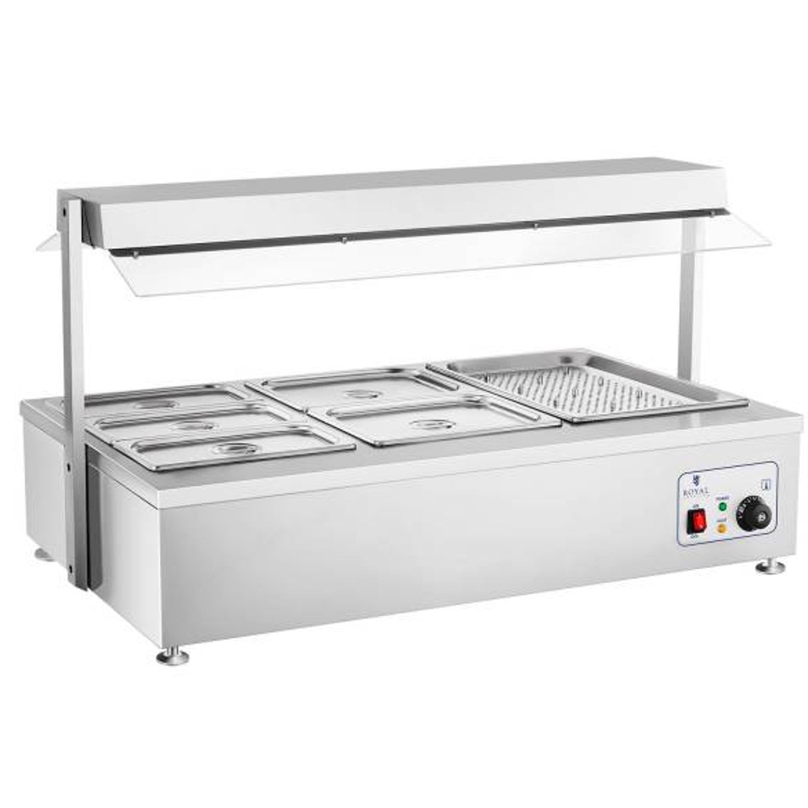 Food Warmers – Dry bain marie heater without water, free-standing - Carlat