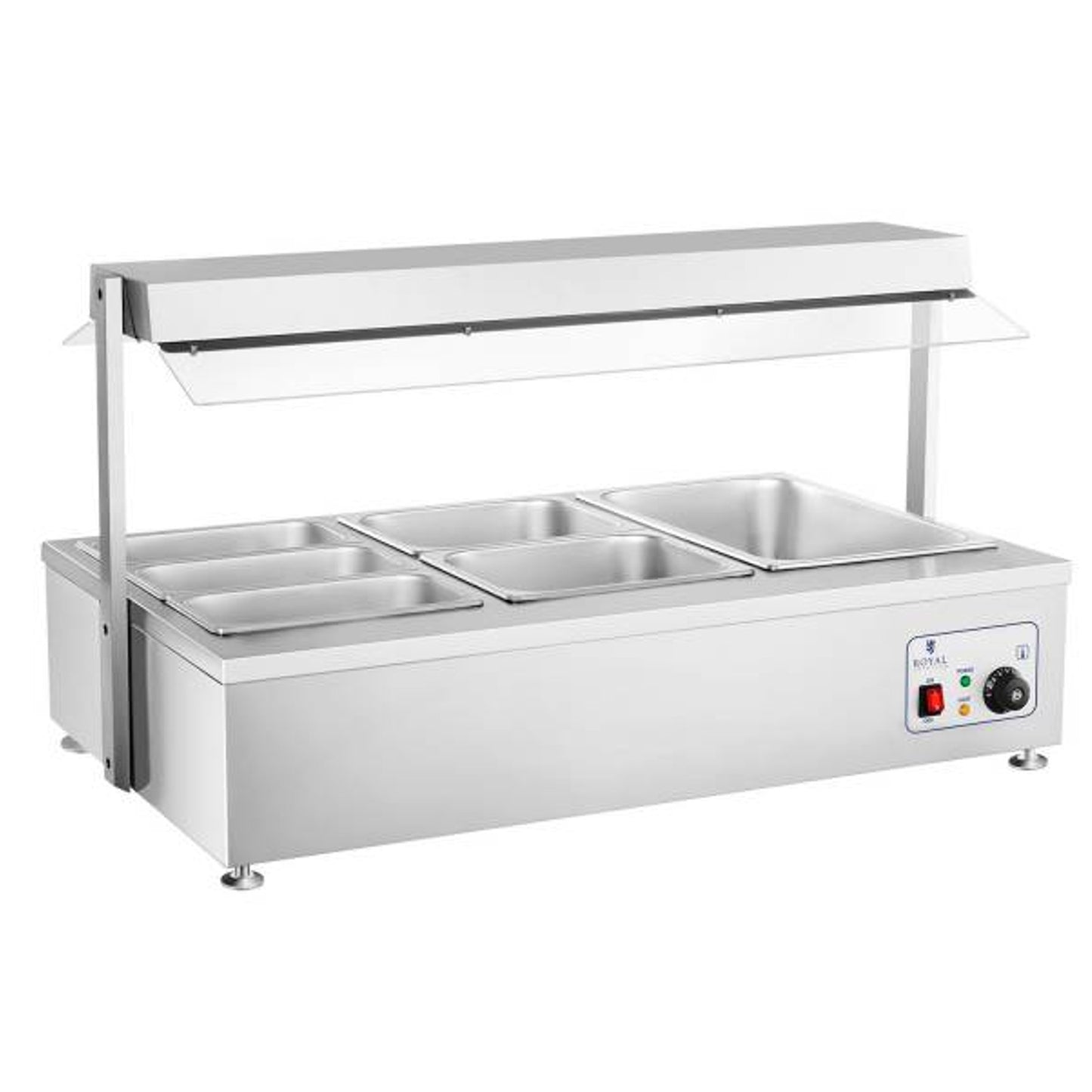 Food Warmers – Dry bain marie heater without water, free-standing - Carlat