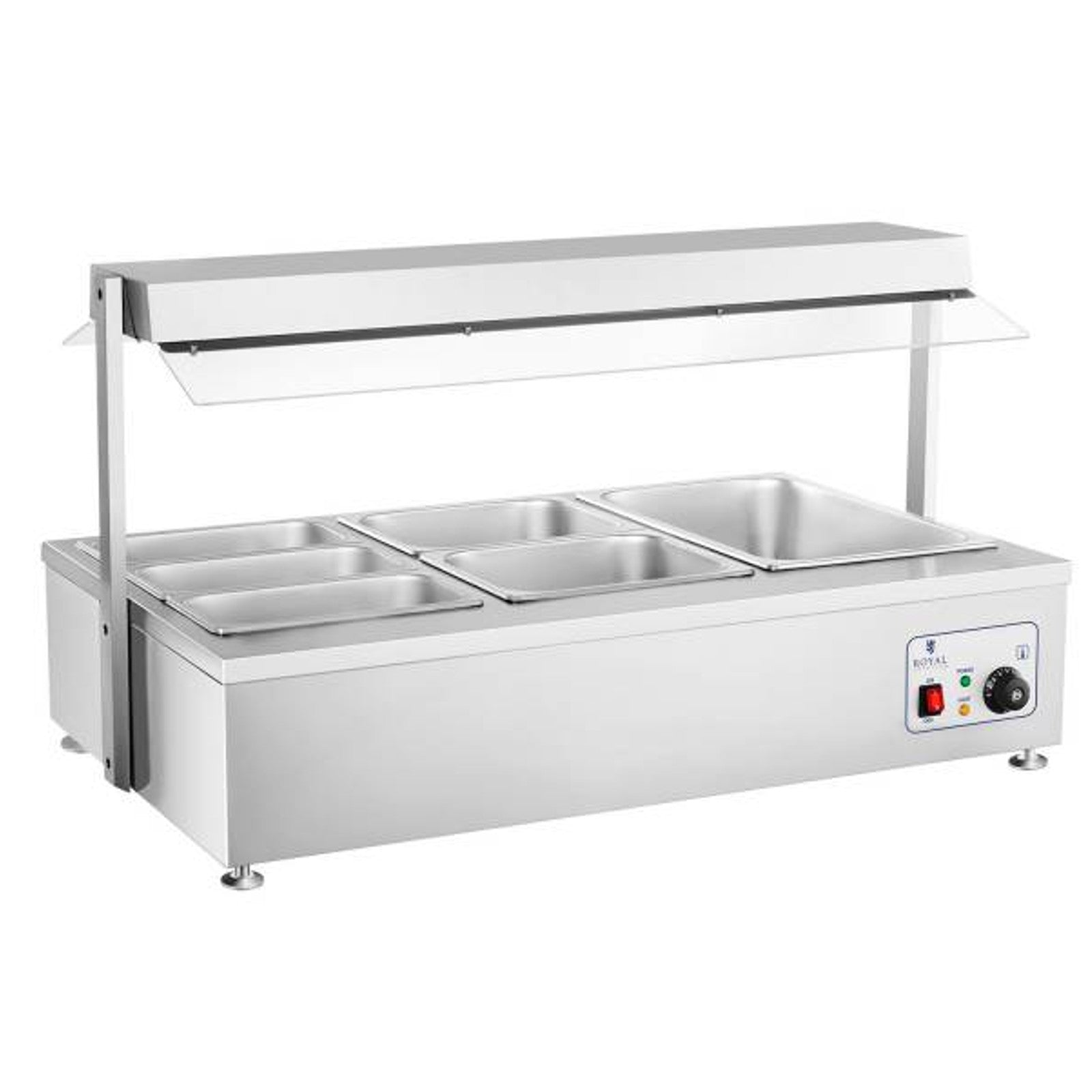 Food Warmers – Dry bain marie heater without water, free-standing - Carlat