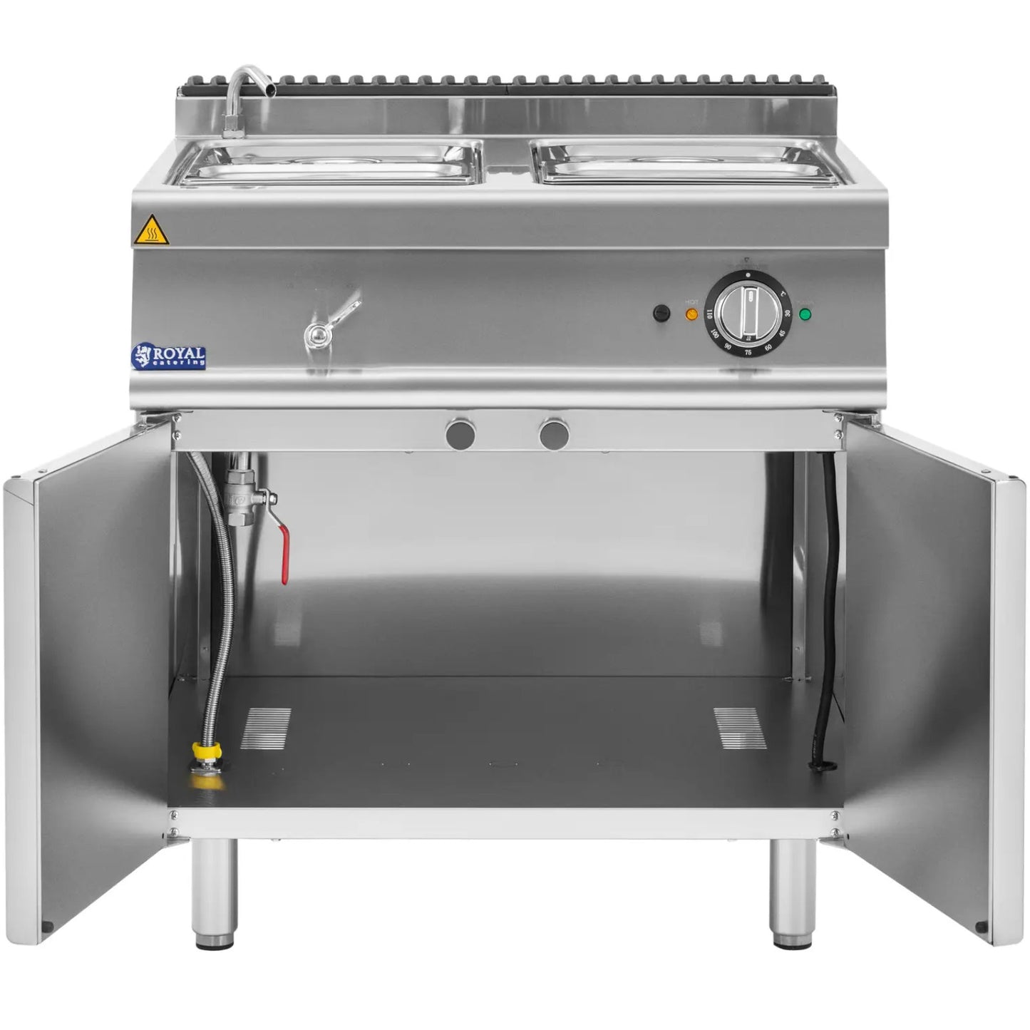 Food Warmers – Electric bain marie with cabinet and tap - Carlat