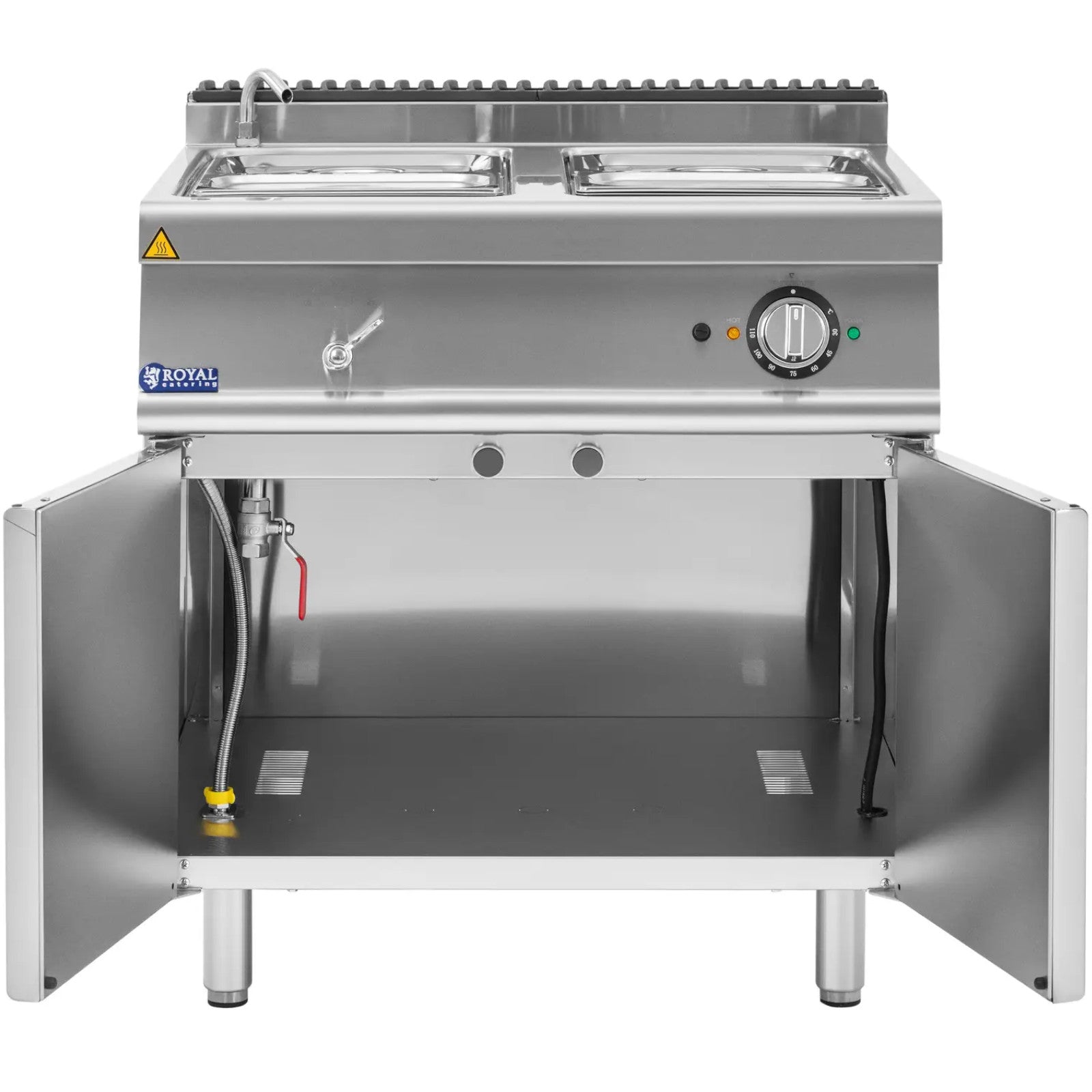 Food Warmers – Electric bain marie with cabinet and tap - Carlat